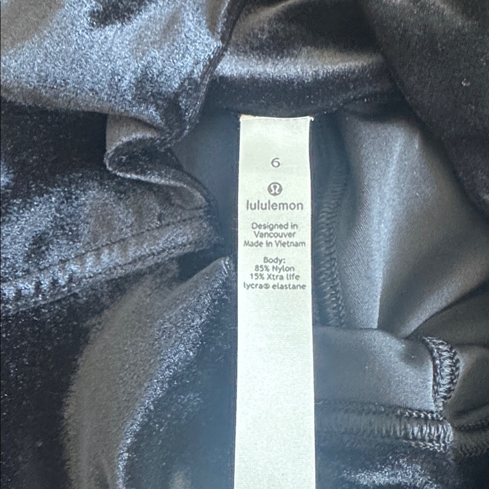 Lululemon Athletica Wunder Lounge High-Rise Velvet Tight 28” - Picture 2 of 2